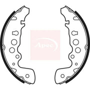 Apec Brake Shoe Set Axle Kit fits Suzuki Grand Vitara I 1998-2005 1.6 2.0 2.5