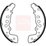 Apec Brake Shoe Set Axle Kit SHU582