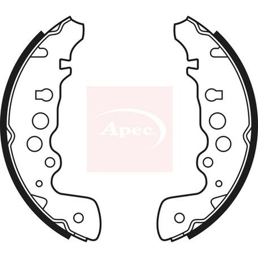 Apec Brake Shoe Set Axle Kit fits Suzuki Grand Vitara I 1998-2005 1.6 2.0 2.5