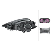 Hella Headlight Headlamp LED Right fits Porsche Cayenne 2017-2023 2.9 3.0 4.0