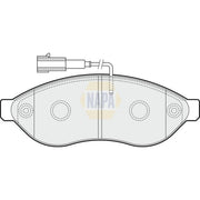 NAPA Front Brake Pad Set fits Citroën Relay III 2006-2020 2.2 3.0
