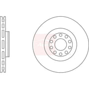Apec 2 x Vented Brake Discs fits Audi A6 C5 1998-2005 4.2