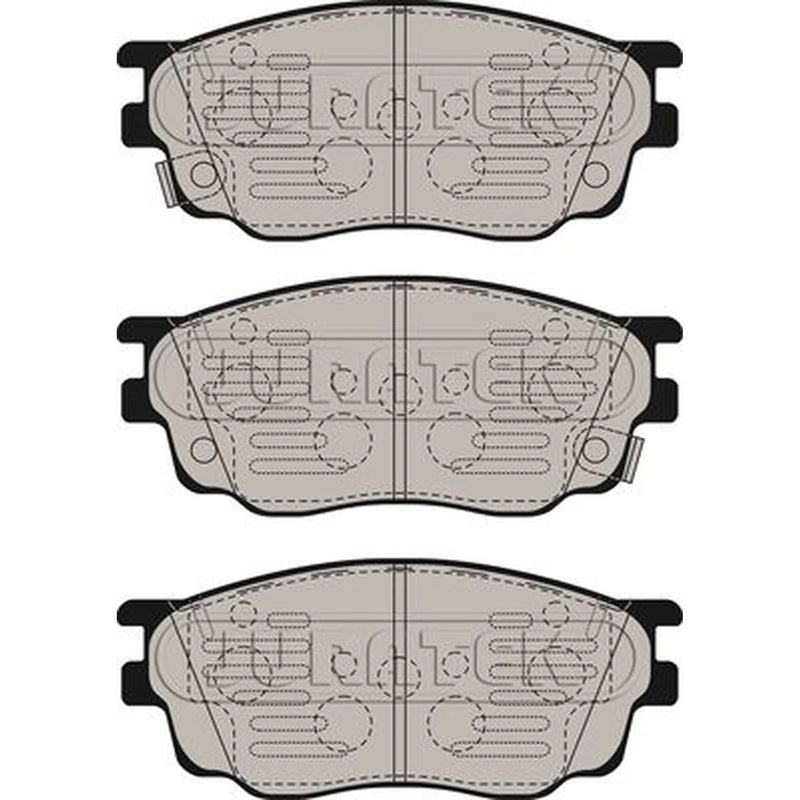 Juratek Front Brake Pad Set fits Mazda 6 2002-2007 1.8