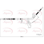 Apec Handbrake Cable Left Rear fits VW Passat B5 1996-2000 1.6 1.8 1.9 2.3 2.5