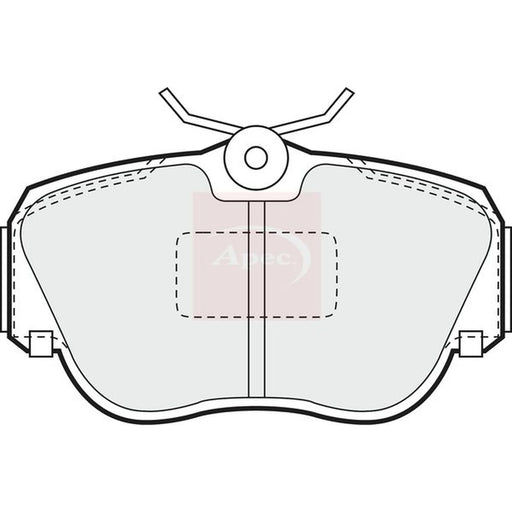 Apec Front Brake Pad Set PAD608