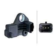 Hella Crankshaft Position Sensor frontal sided fits Citroën Berlingo 2005-2011