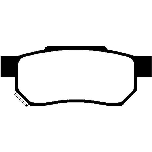 Abtex Rear Brake Pad Set fits Honda Accord III 1985-1989 1.6 2.0