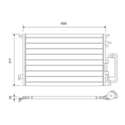 Valeo Air Conditioning Condenser 817647