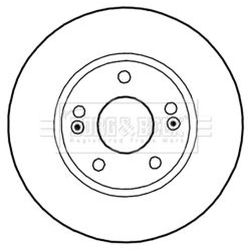 Borg & Beck Front & Rear Brake Discs & Pads fits Hyundai IX20 2010-2019 1.4 1.6
