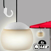 Pendant Lamp Flexible 4 Led Light Outdoor Lighting with Hook for Tents / Gazebos / Awning Zekker  - Dynamic Drive