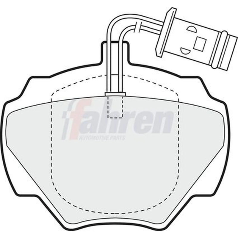 Fahren Rear Brake Pad Set FBP3410