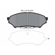 Textar Front Brake Pad Set 2348701