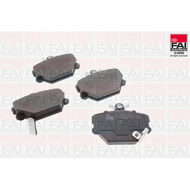 FAI Front Brake Pad Set fits Smart Cabrio 2000-2004