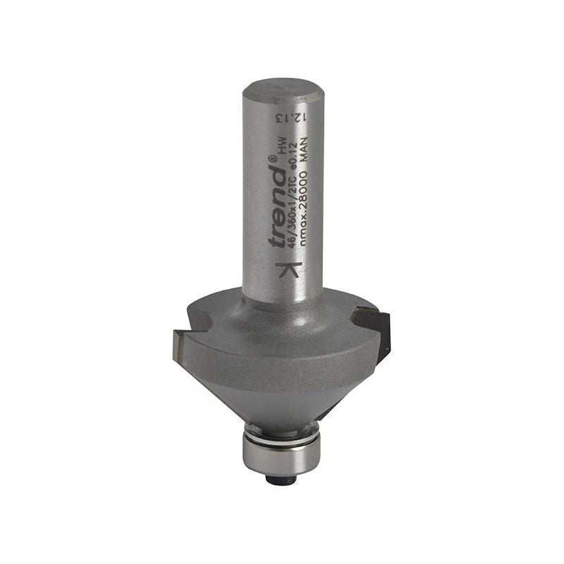 Trend 46/360 x 1/2 TCT Bearing Guided Chamfer 45° 35.1 x 12mm Trend - Dynamic Drive