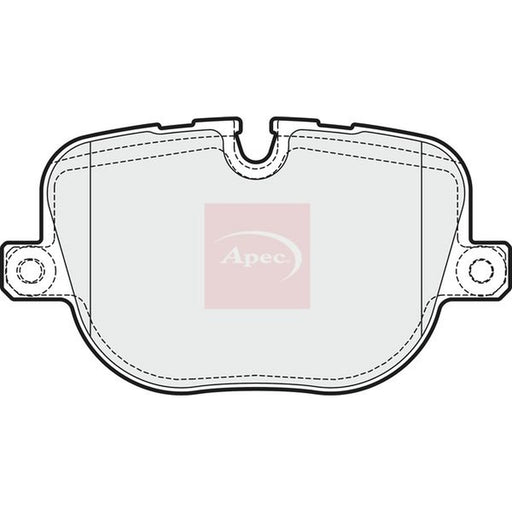 Apec Rear Brake Discs & Pads fits Land Rover Range Rover Sport I 2009-2013 5.0