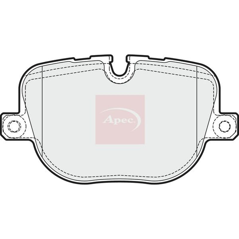 Apec Rear Brake Pad Set fits Land Rover Range Rover 2009-2012 4.4 5.0