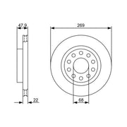 Bosch Front & Rear Brake Discs & Pads fits Audi A6 C5 1998-2005 4.2