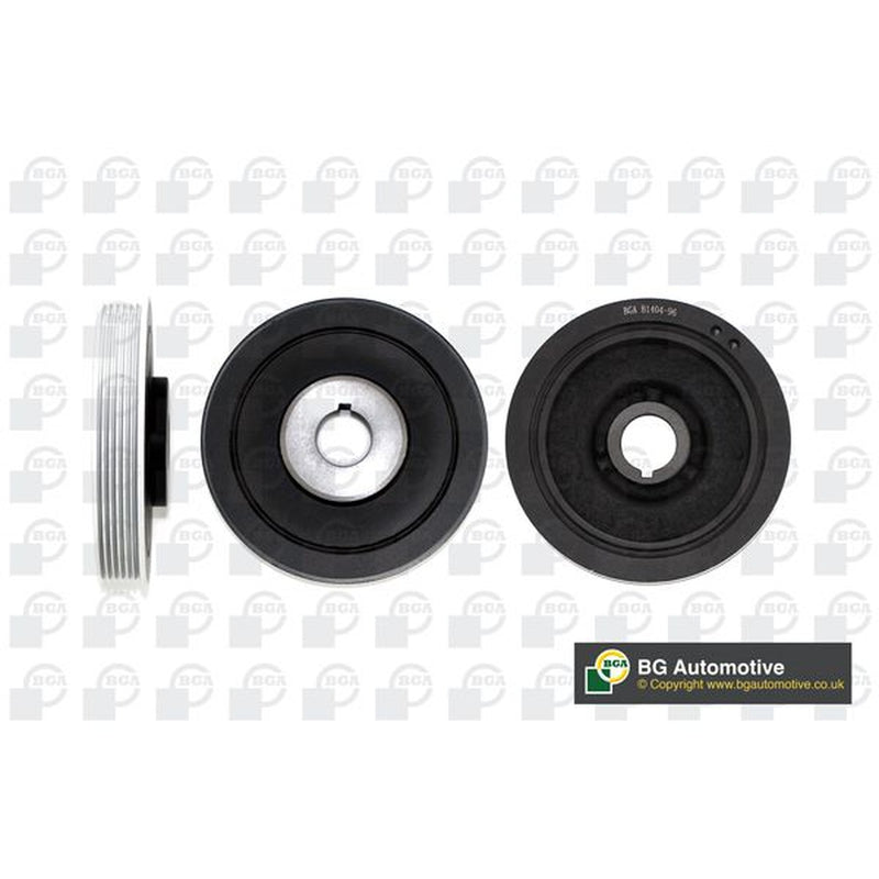 BGA Crank Shaft Belt Pulley fits Citroën Berlingo First 1998-2005 1.9 2.0