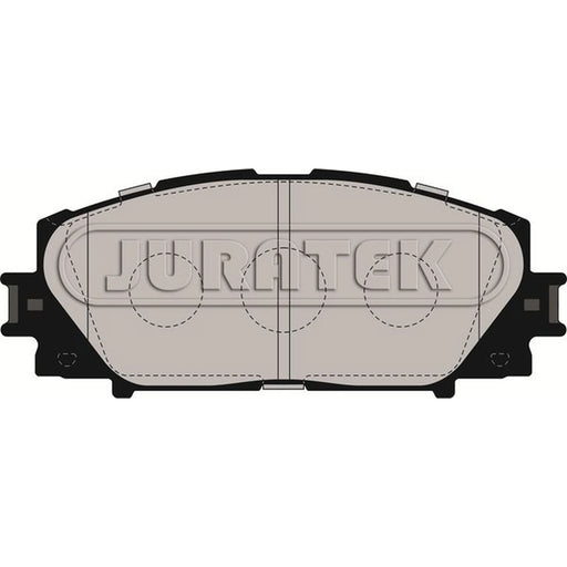 Juratek Front Brake Pad Set fits Toyota Yaris Hatchback 2012-2017 1.3