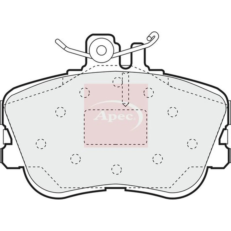 Apec Front Brake Pad Set PAD805