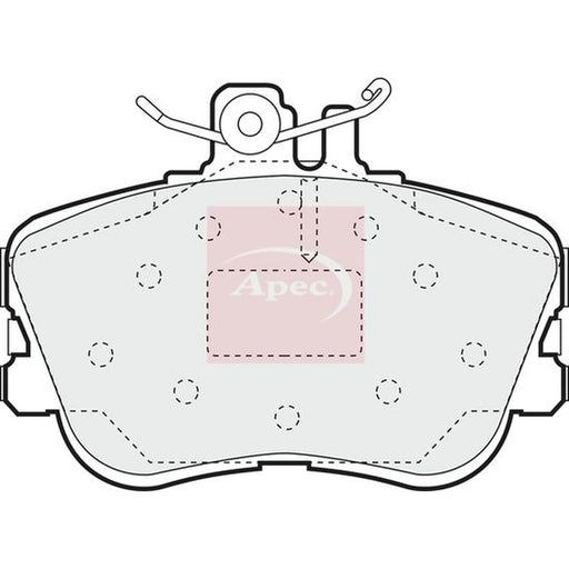 Apec Front Brake Pad Set PAD805