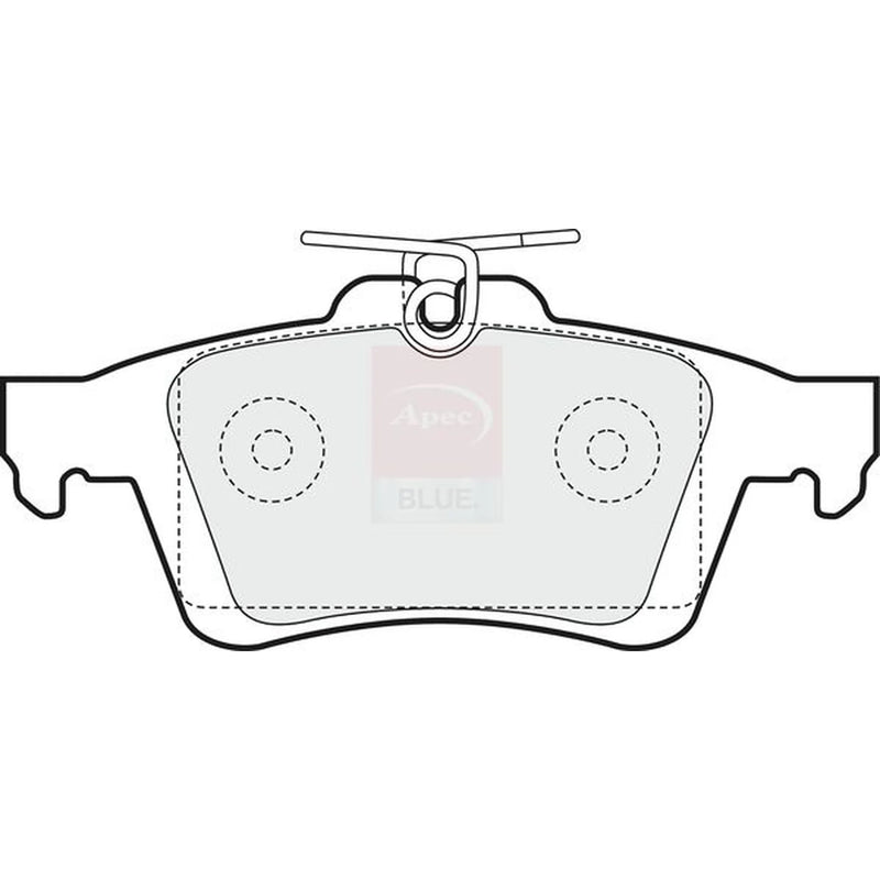 Apec Rear Brake Pad Set PD3202