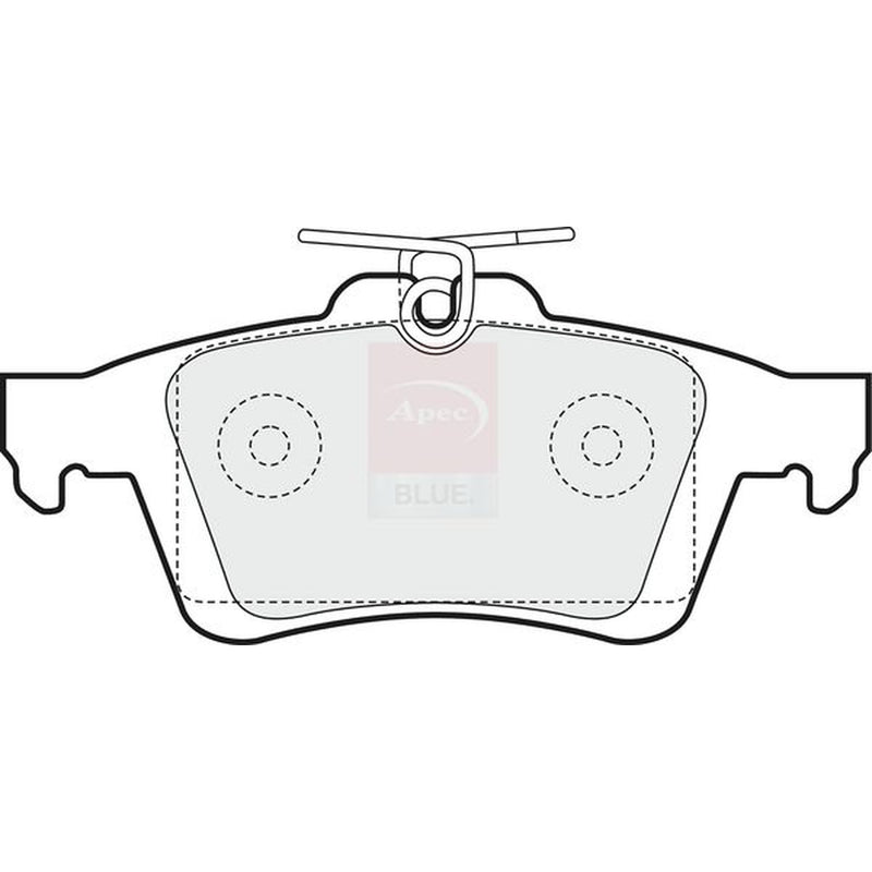 Apec Front & Rear Pads fits Mazda 3 2006-2009 2.3