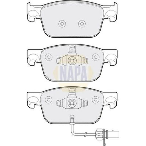NAPA Front Brake Pad Set NBP1692
