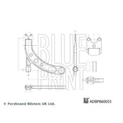 Blue Print Control/Trailing Arm Front Right ADBP860055
