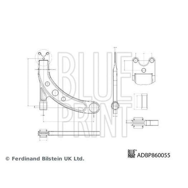 Blue Print Control/Trailing Arm Front Right ADBP860055