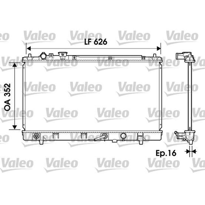 Valeo Engine Radiator 734126