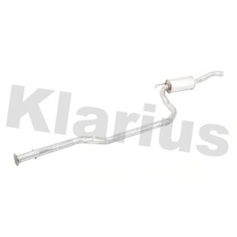 Klarius Box With Centre Pipe Centre fits Ford Fiesta 2000-2002 1.6