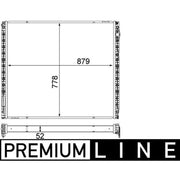 Mahle Low-Temperature Radiator fits Man Tgs I 2007-2021