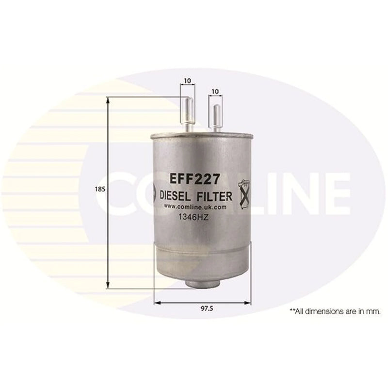Comline Fuel Filter Element fits Renault Fluence 2010 on 1.5