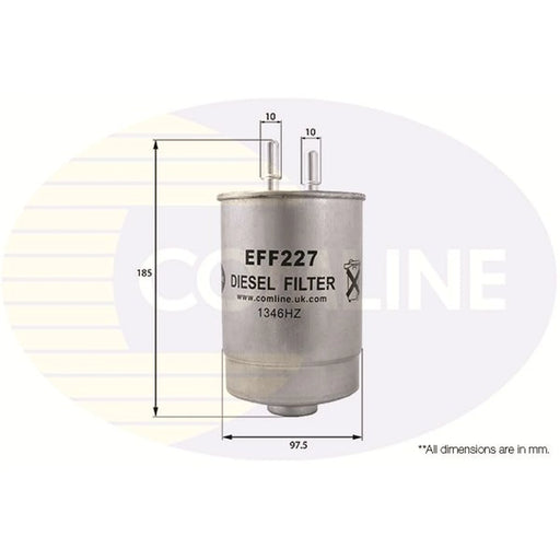 Comline Fuel Filter Element fits Renault Fluence 2010 on 1.5