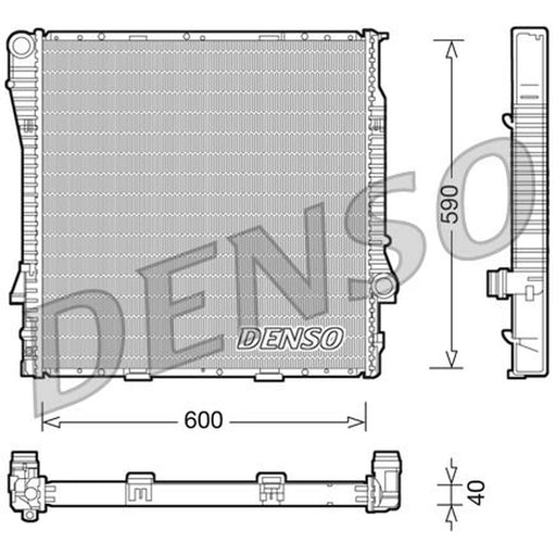 Denso Engine Radiator fits BMW X5 2003-2006 3.0