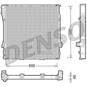 Denso Engine Radiator DRM05114