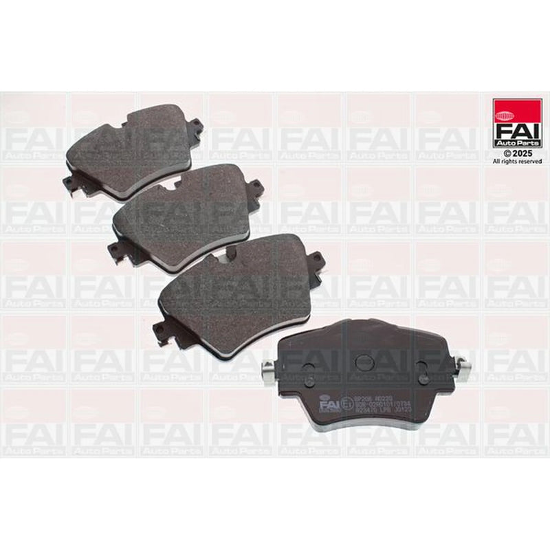 FAI Front Brake Pad Set fits BMW 1 2019-2020