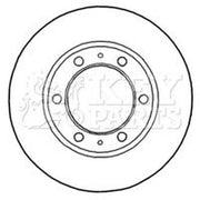 Key Parts 2 x Brake Discs fits Toyota Hilux Vigo VII Pickup 2005-2015 2.5 3.0