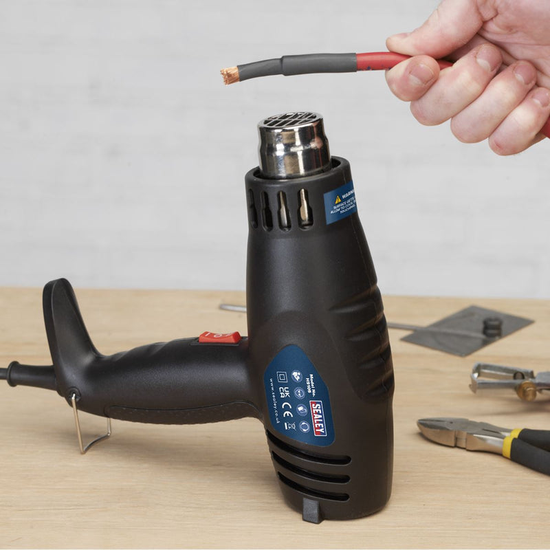 Sealey Hot Air Gun 1600W 2-Speed 375C/500C HS105 Sealey - Dynamic Drive