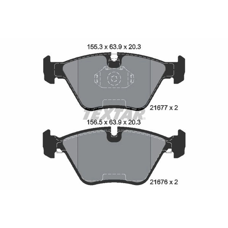 Textar Front Brake Pad Set 2167703