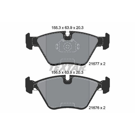 Textar Front Brake Pad Set 2167703