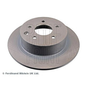 Blue Print 2 x Solid Rear Brake Discs ADN143127-x2