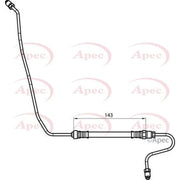 Apec Brake Hydraulic Hose Line outer HOS4149