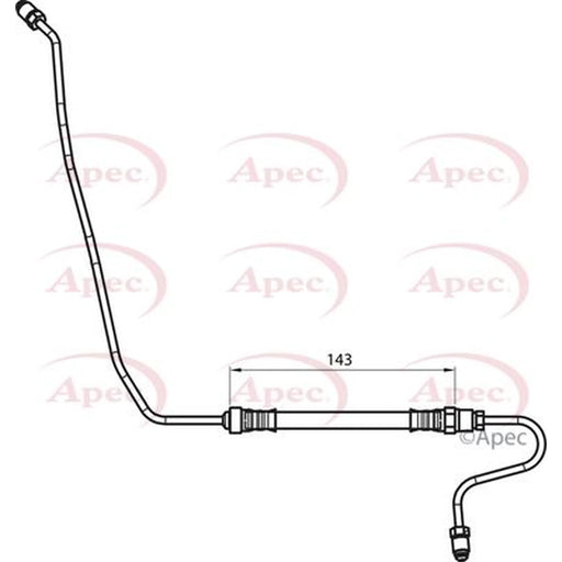 Apec Brake Hydraulic Hose Line outer HOS4149