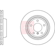 Apec Rear Brake Vented Discs & Pads fits BMW 3 2012-2016