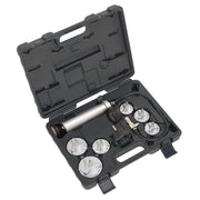 Sealey Cooling System Pressure Test Kit 7pc Commercial CV0011 Sealey - Dynamic Drive