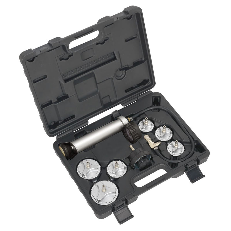 Sealey Cooling System Pressure Test Kit 7pc Commercial CV0011 Sealey - Dynamic Drive