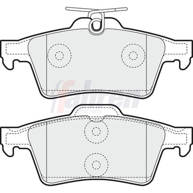 Fahren Front & Rear Brake Discs & Pads fits Ford C-Max II 2010-2019 1.5 1.6