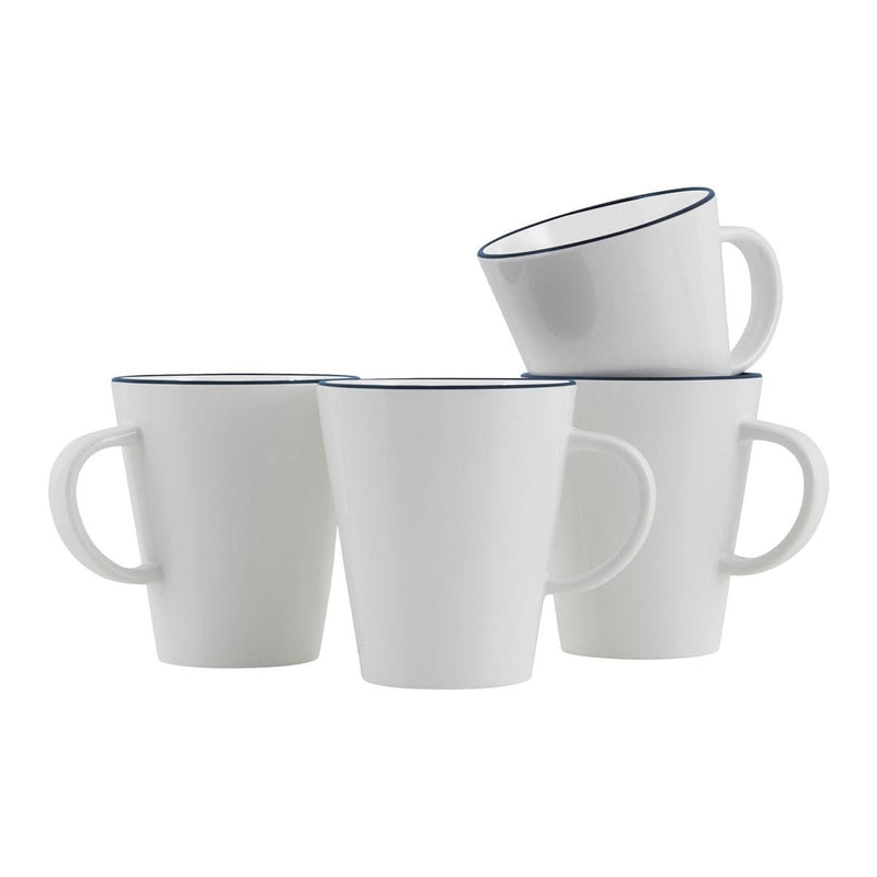Gimex Linea Line Mug Blue 4 Pieces Gimex - Dynamic Drive